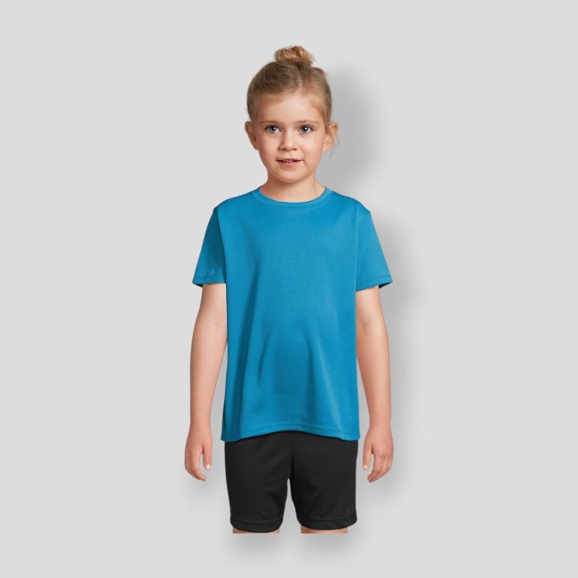 Kinder-Sport-T-Shirt Sprint - Aqua - Sol's