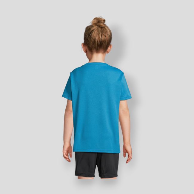 Sport T-shirt Sprint kind - Aqua - Sol's