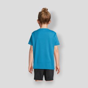 T-shirt de desporto Sprint criança - Aqua - Sol's