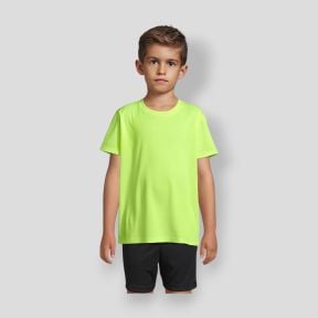 Tee-shirt de sport Sprint enfant - Jaune Fluo - Sol's