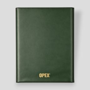 Porta-documentos A5 em PVC - Verde Oliva - OPEX