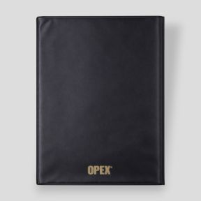 Portadocumenti A5 in PVC - Nero - OPEX