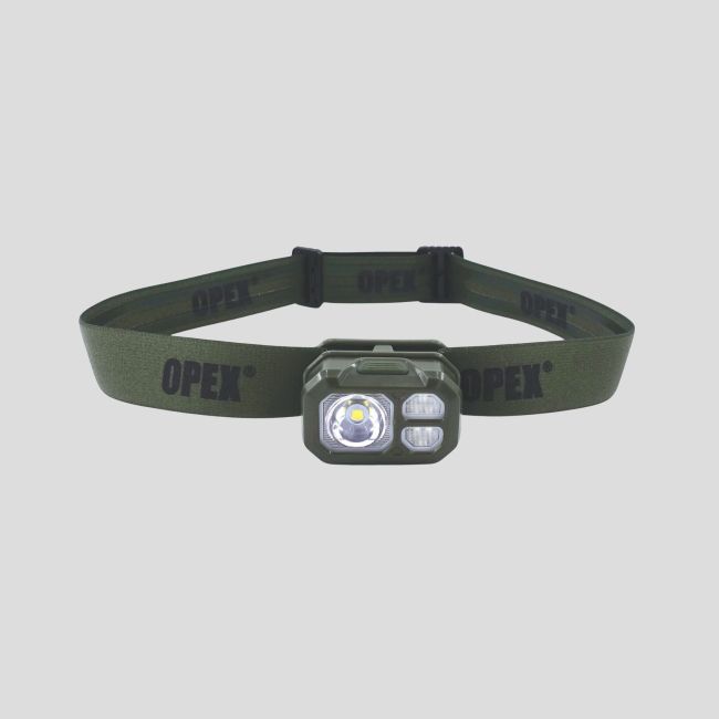 Torcia frontale LED ricaricabile (800 lumen) - Ranger Green - OPEX