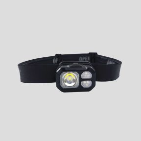 Lampe frontale LED rechargeable (800 lumens) - Noir - OPEX