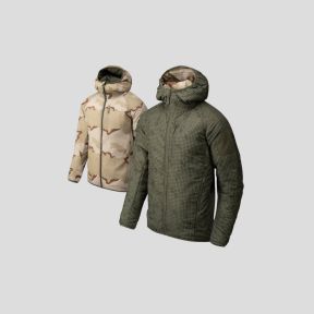 Giacca reversibile Wolfhound Hoodie® - Antivento - Mimetico notte deserto/Deserto americano - Helikon
