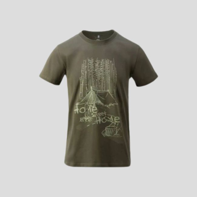 T-shirt (Home Sweet Home) - Verde Taiga - Helikon