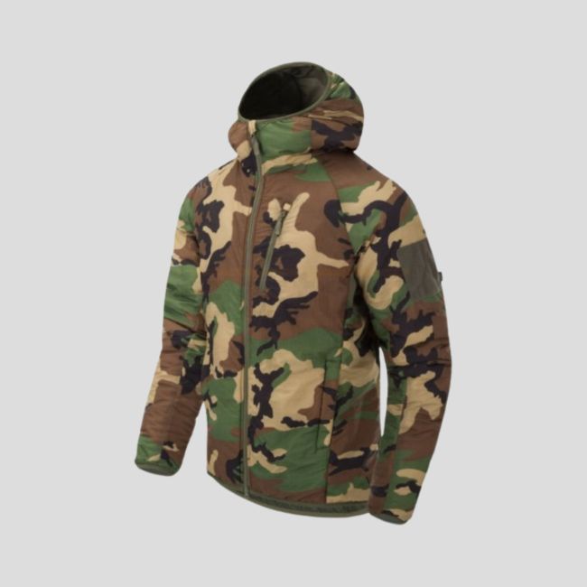 Sweat à capuche Kurtka WOLFHOUND - Climashield® Apex 67g - US Woodland - Helikon