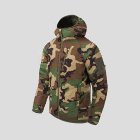 Jaqueta com capuz Kurtka WOLFHOUND - Climashield® Apex 67g - US Woodland - Helikon