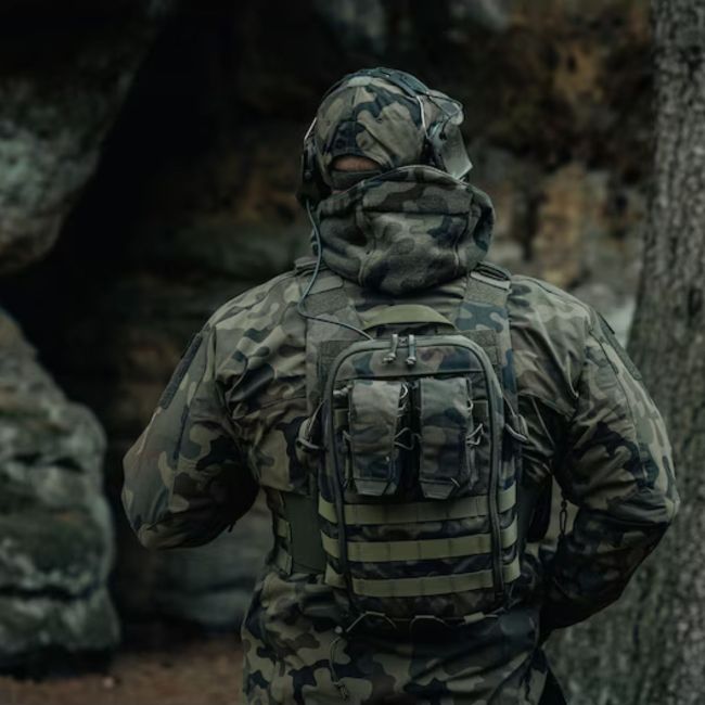Pochette pour grenade fumigène - PL Woodland - Helikon