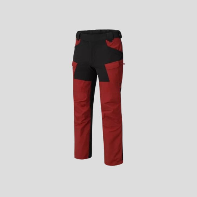 Pantalone ibrido Outback - Rosso cremisi / Nero - Helikon