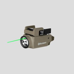 Linterna táctica con láser verde Baldr S (800 lúmenes) - Coyote - Olight