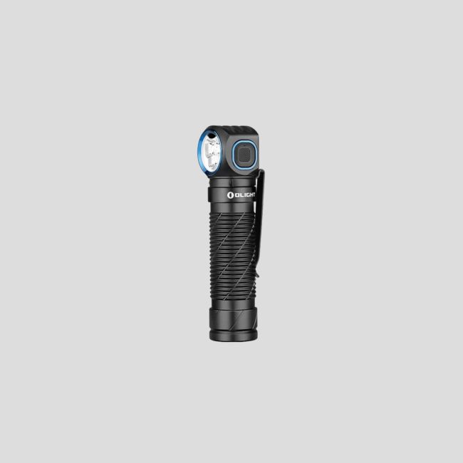 Linterna frontal orientable y recargable Perun 3 (3 000 lúmenes) - Negro - Olight