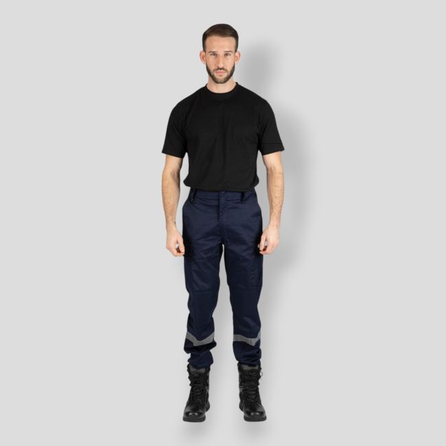Pantalon Sécurité Incendie avec élasthanne SAFETY - Marine - Nine Worths