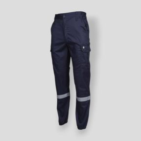 Calça de Segurança contra Incêndio com elastano SAFETY - Azul-marinho - Nine Worths