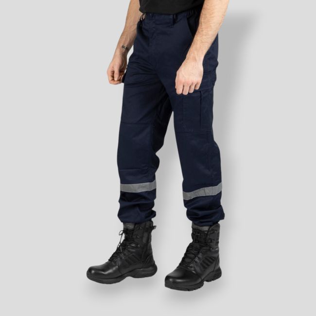 Pantalón de Seguridad Contra Incendios con elastano SAFETY - Marino - Nine Worths