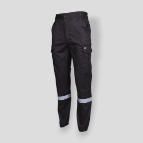 Calça de Segurança com elastano SAFETY - Preta - Nine Worths