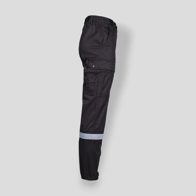 Calça de Segurança com elastano SAFETY - Preta - Nine Worths