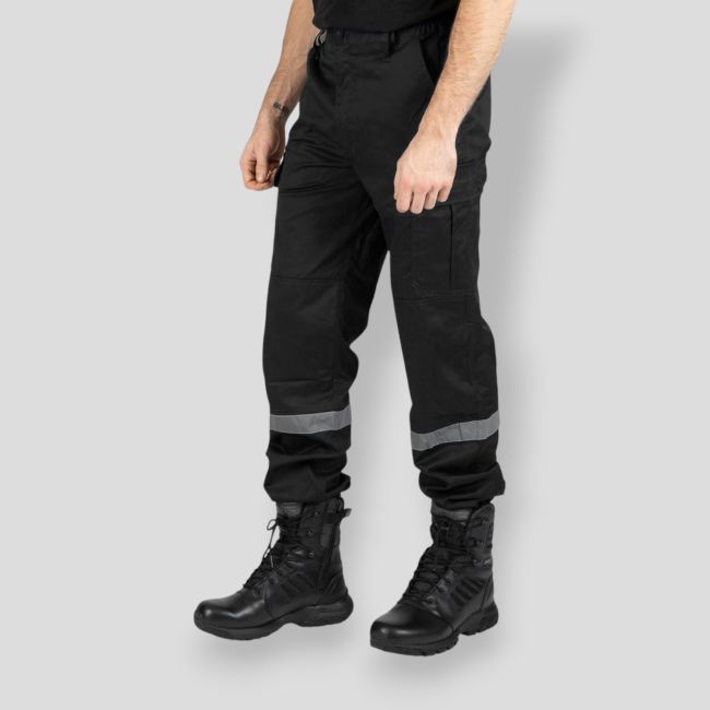 Pantalone Sicurezza con elastan SAFETY - Nero - Nine Worths