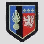 Escudo de Tela con velcro Gendarmería Móvil ZDS-Sud-Est Lyon (5ème LGM) - Alta visibilidad