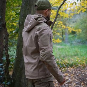 Softshell-Ripstop-Jacke Dutycall - Coyote - GK
