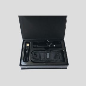 Linterna táctica LED recargable (1 000 lúmenes) - Negro - Patrol Equipement