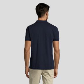 Poloshirt met korte mouwen in polykatoen Prime heren - French Marine - Sol's