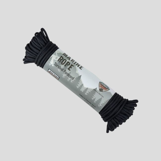 Paracorde 30m4mm - Noir - Fosco Industries