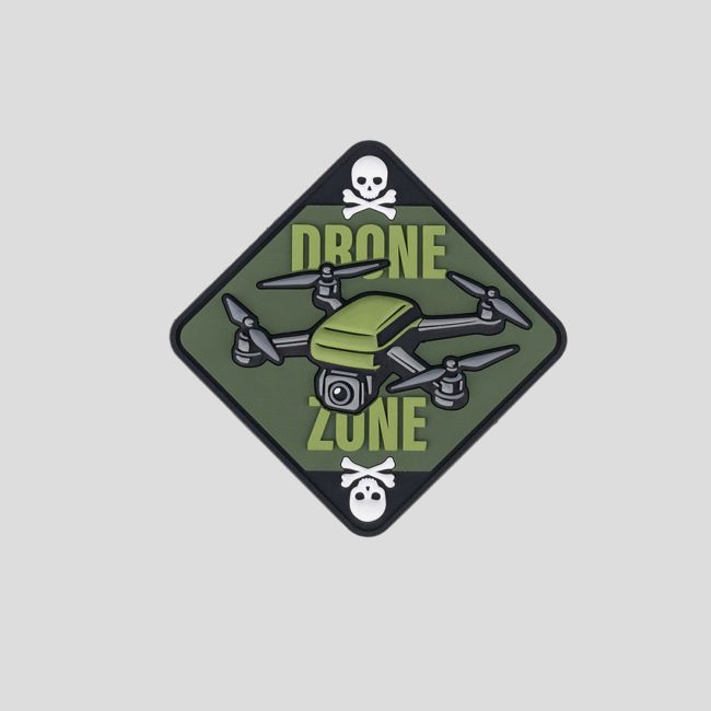 Patch 3D en PVC avec velcro Drone Zone - 101 Inc
