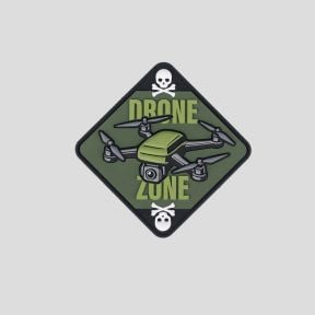 Patch 3D en PVC avec velcro Drone Zone - 101 Inc