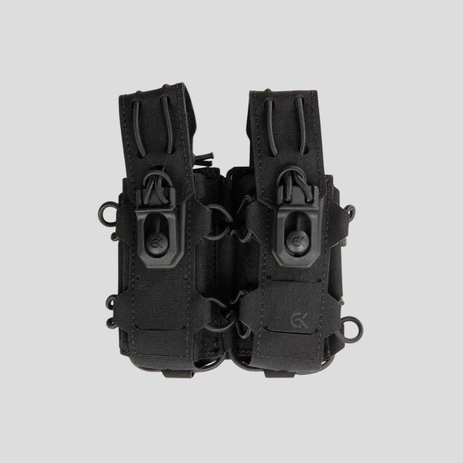 Doble Portacargador 9mm Dutycall - Negro - GK