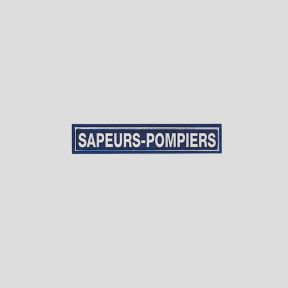 BARRETTE RETRO REFLECHISSANTE SP BLEU - Patrol Equipement