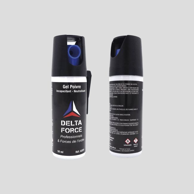 Lot de 24 aérosols anti-agression Gel Poivre - 50ml - Patrol Equipement