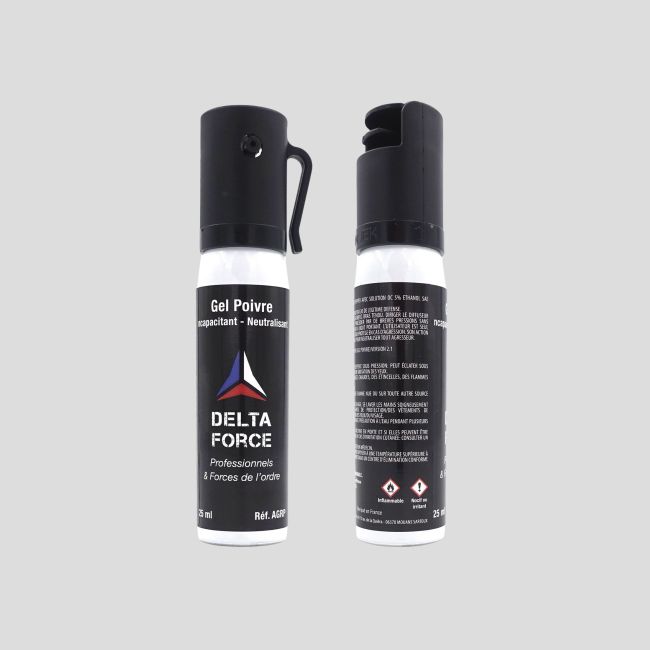 Lot de 24 aérosols anti-agression Gel Poivre - 25ml - Patrol Equipement