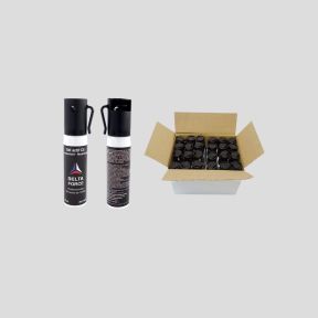 Set van 24 anti-agressie aérosols CS Gel - 25ml - Patrol Equipement