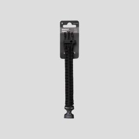 Pulseira paracord 22 mm - Preto - Ares
