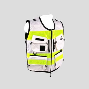 Colete de intervenção multibolsos STAFF ACCESS - Branco - Dimatex