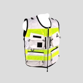 Colete de intervenção multibolsos STAFF ACCESS - Branco - Dimatex