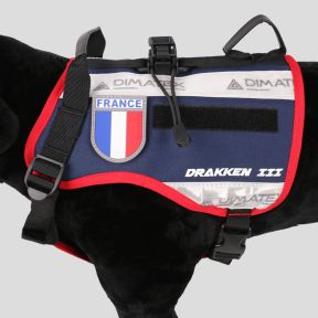 Hondentuig DRAKKEN III - Bleu Nuit - Dimatex
