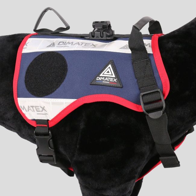 Harnais pour chien DRAKKEN III - Bleu Nuit - Dimatex