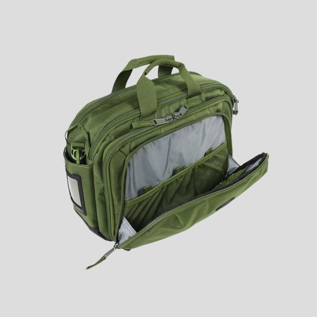 Mallette porte-documents CONTROL 17" - Vert OTAN - Dimatex