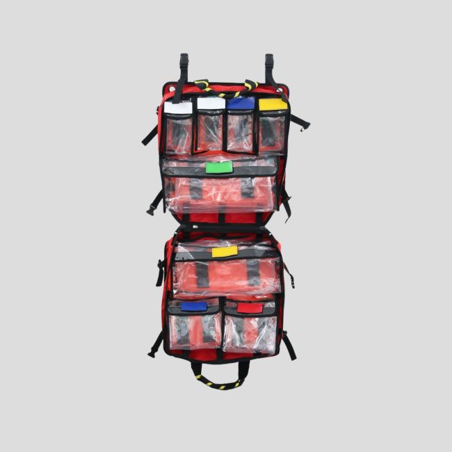 Mala de socorro com painéis modulares TOM 50 NG - Vermelho - Dimatex
