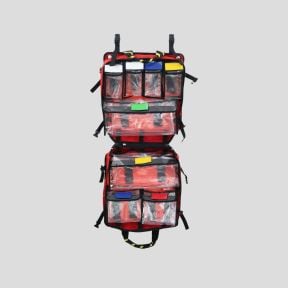 Sac de secours à panneaux modulaires TOM 50 NG - Rouge - Dimatex