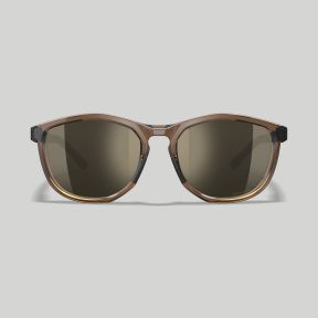 Okulary przeciwsłoneczne Bravo (soczewki Captivate™ lustrzane Szary Wolfram) - Tan Transparent/Noir - Wiley X