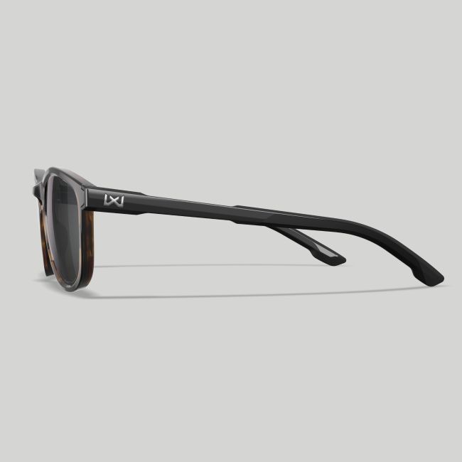 Gafas de sol Bravo (lentes Captivate™ polarizadas Gris) - Marrón Moteado/Negro - Wiley X