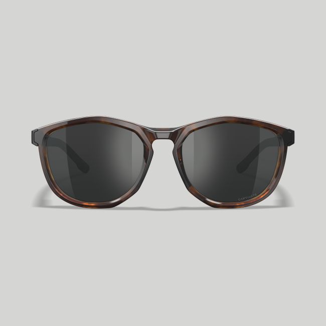 Occhiali da sole Bravo (lenti Captivate™ polarizzate Grigio) - Marrone Screziato/Nero - Wiley X