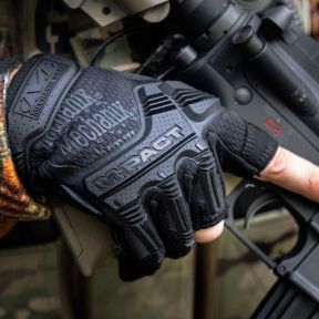 Wanten M-Pact - Zwart - Mechanix