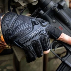 Luvas sem Dedos M-Pact - Preto - Mechanix