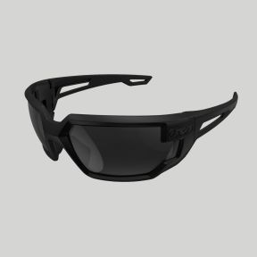Balistyczne okulary ochronne Type-X (szkła przyciemniane) - Czarne - Mechanix
