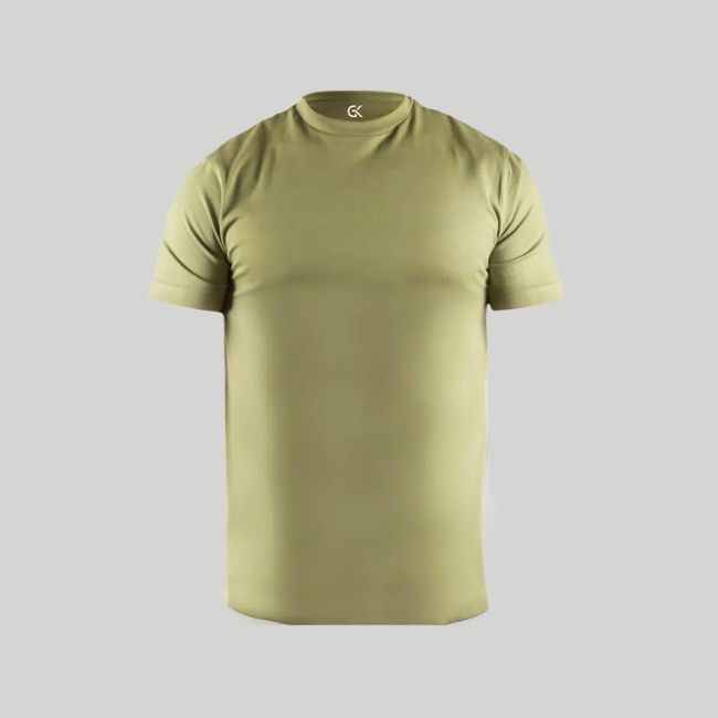T-shirt neutra - Verde Oliva - GK