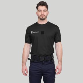 T-shirt Cooldry met klittenband Gendarmerie - Zwart - Patrol Equipement
